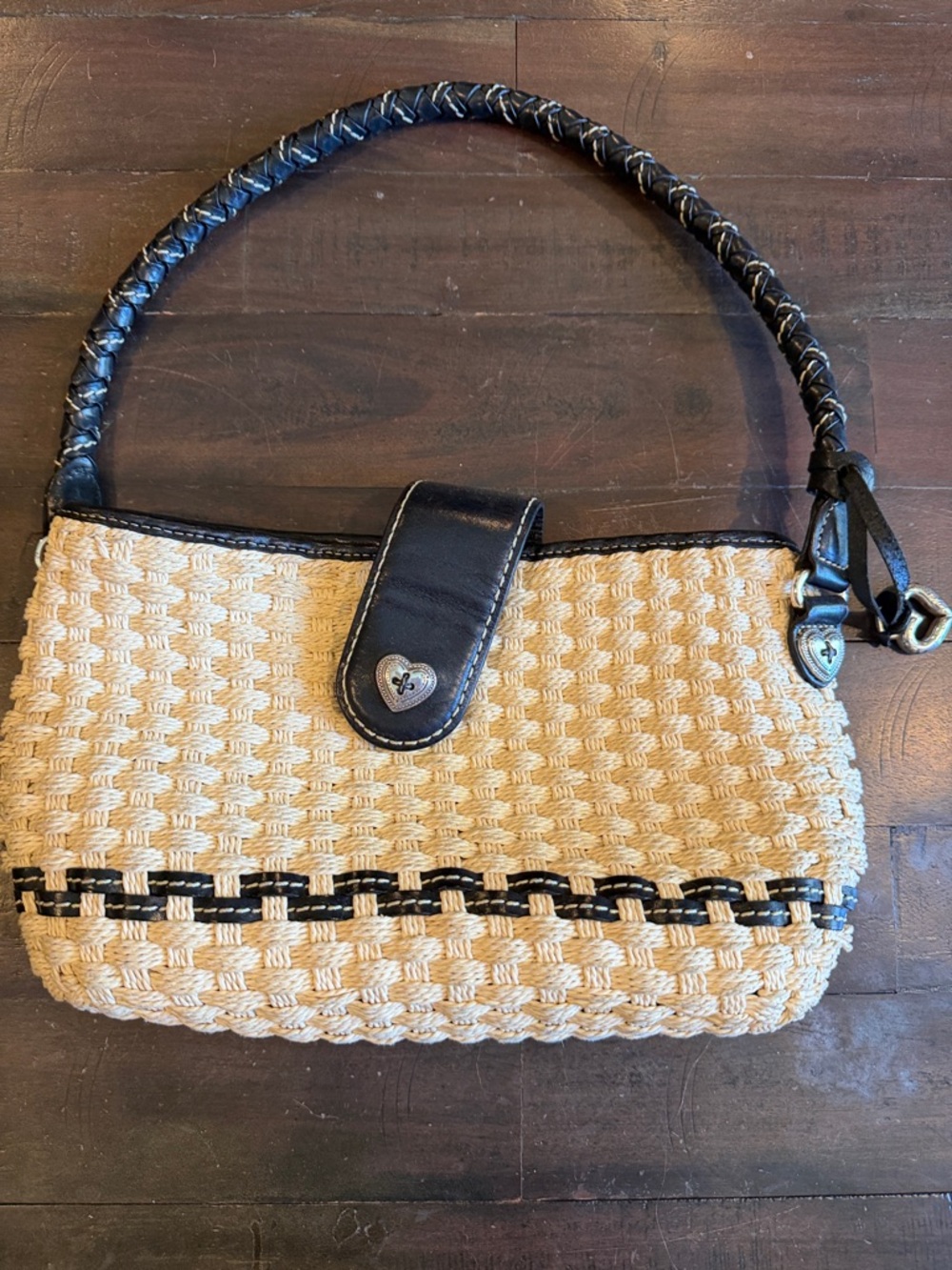 Brighton Woven Straw  Shoulder Bag